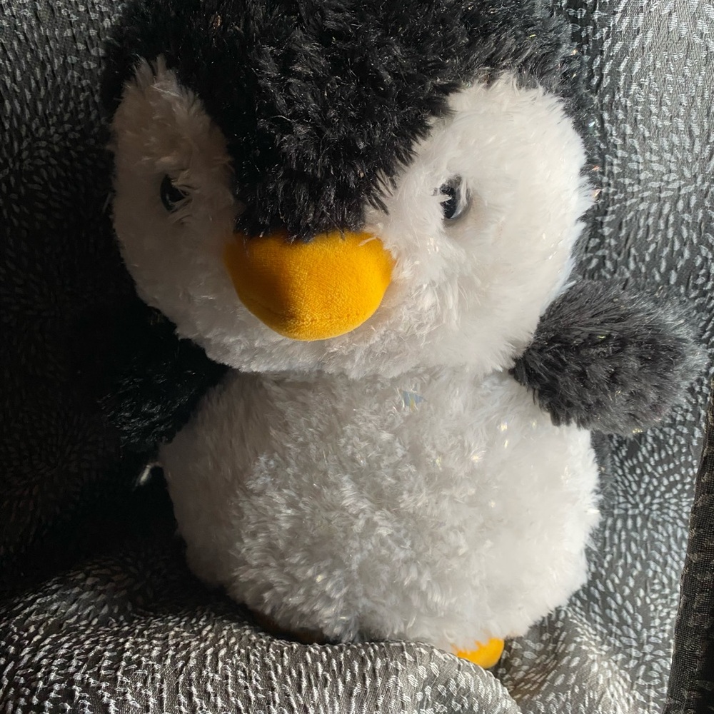 Adorable Plush Penguin Toy - Black and White